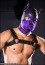 Mr. S Leather Neoprene K9 Hood Purple