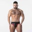 Locker Gear LK0126 Punch Hole Jock Brief Red