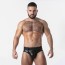 Jocksy Locker Gear LK0126 Punch Hole Jock Brief čierne