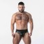 Locker Gear LK0126 Punch Hole Jock Brief Khaki