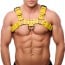 The Red Bulldog Leather Harness Yellow