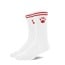 Prowler Red Crew Socks White