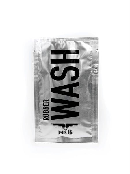 Mister B RUBBER WASH Sachet 20 ml, koncentrovaný detergent na gumové/latexové oblečení a hračky