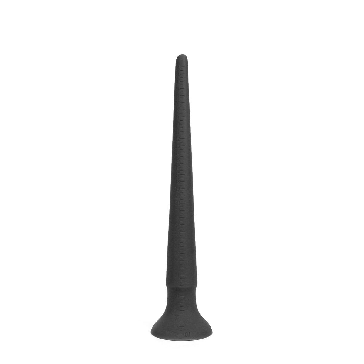 Kiotos COX Black 038 Extra Long 40 cm, silikonové anální dildo 39 x 1,8–4,5 cm