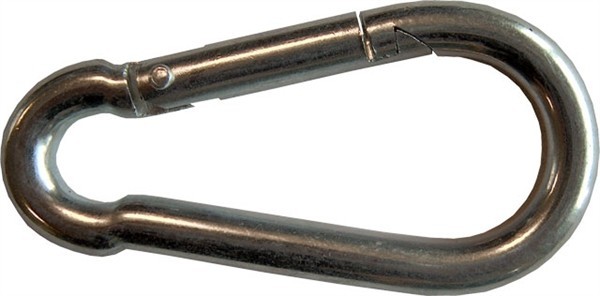 Mister B Carabiner 6 cm, kovová karabina pro bondage