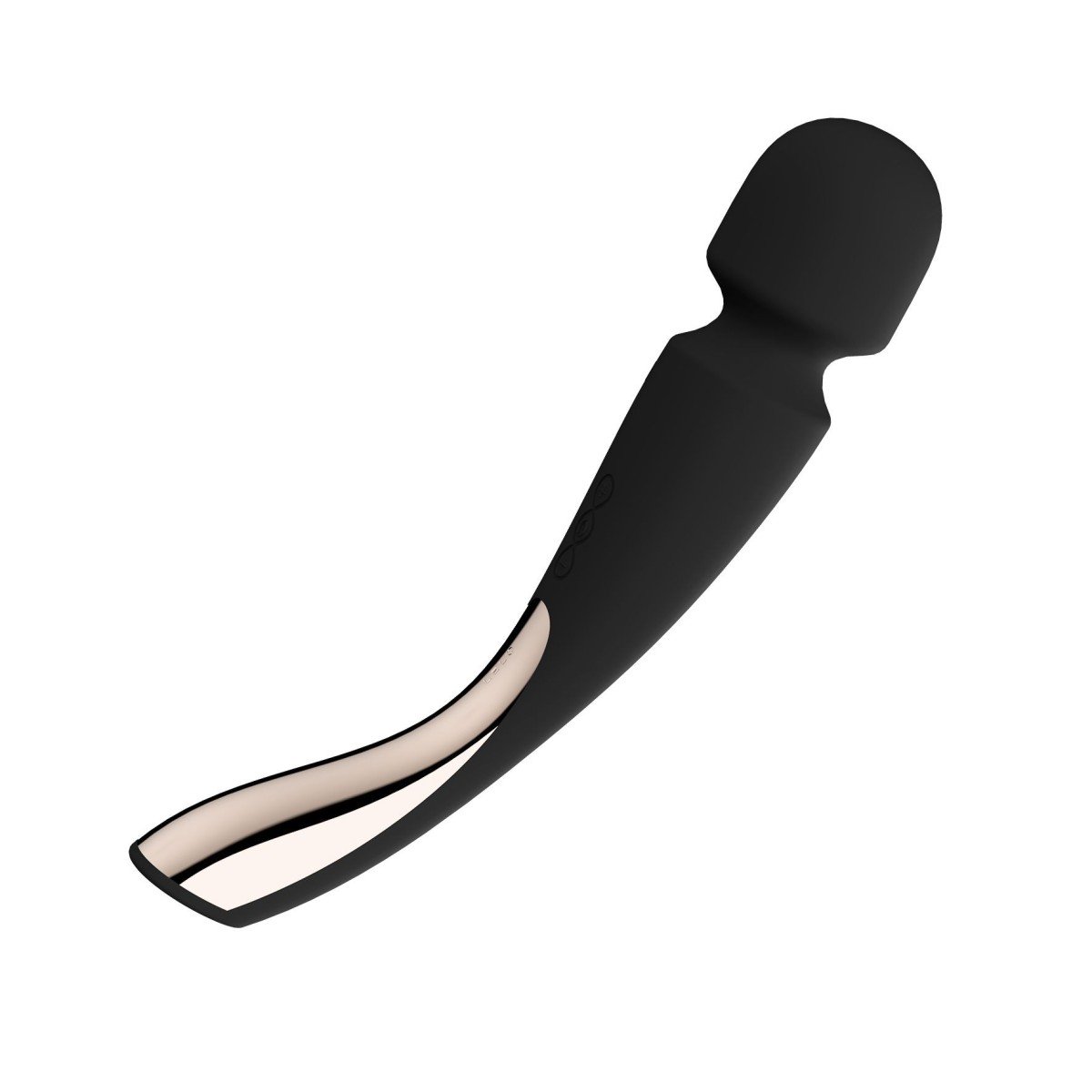 Masážní hlavice LELO Smart Wand 2 Large Black, luxusní vibrační masážní hlavice 30,4 x 6 cm