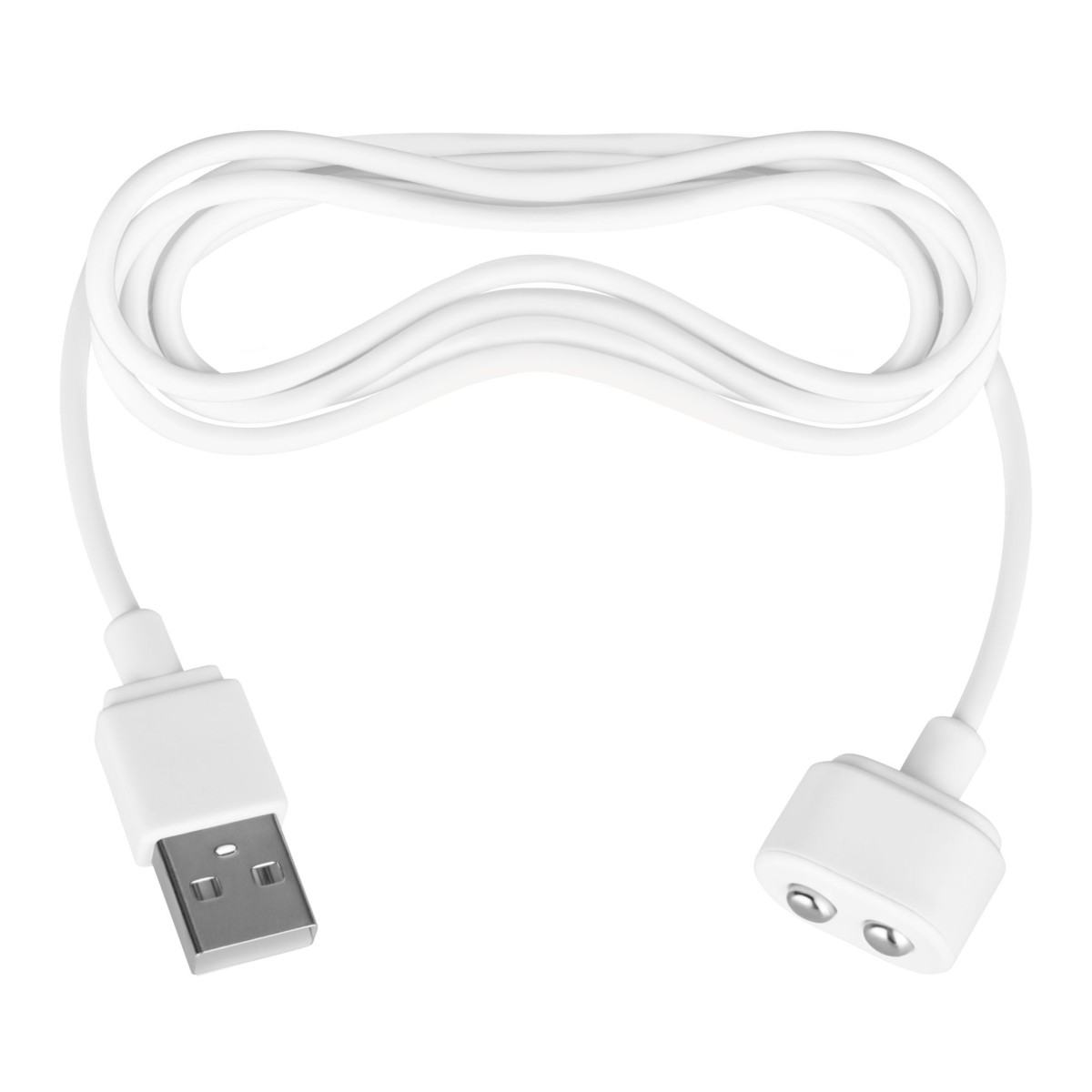 Satisfyer USB Charging Cable White, nabíjecí kabel pro hračky Satisfyer