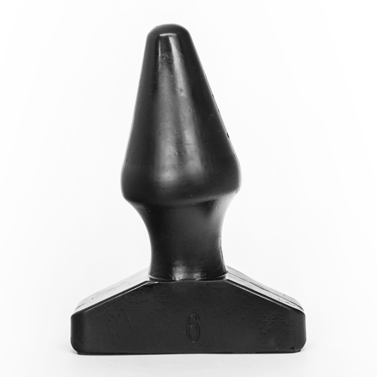 All Black AB77, černý anální kolík 15,5 x 5,9 cm