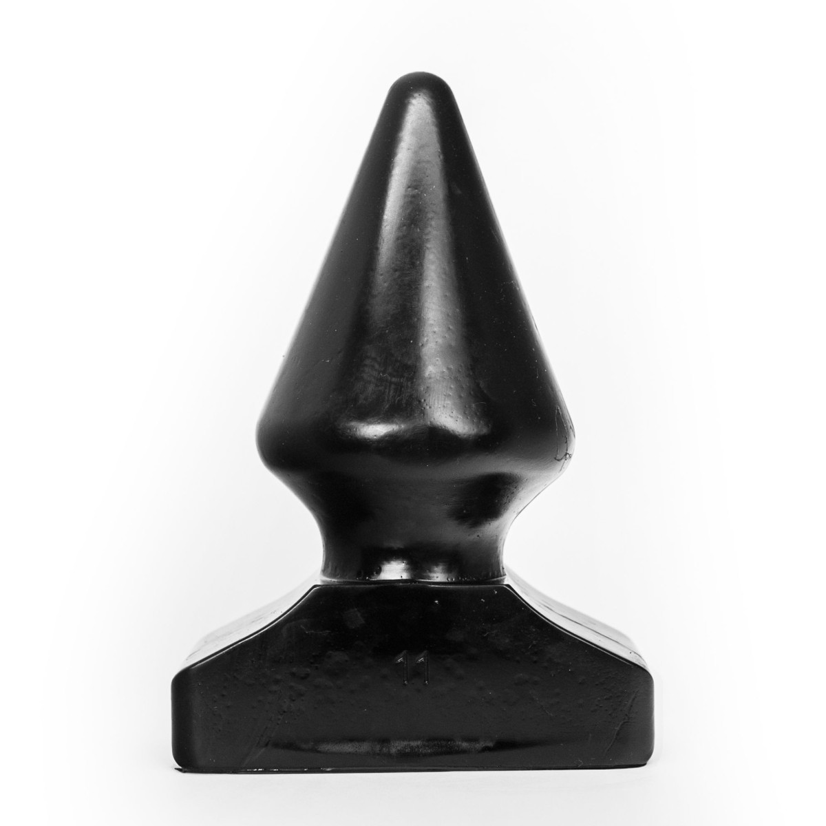 All Black AB82, černý anální kolík 21,5 x 10,5 cm