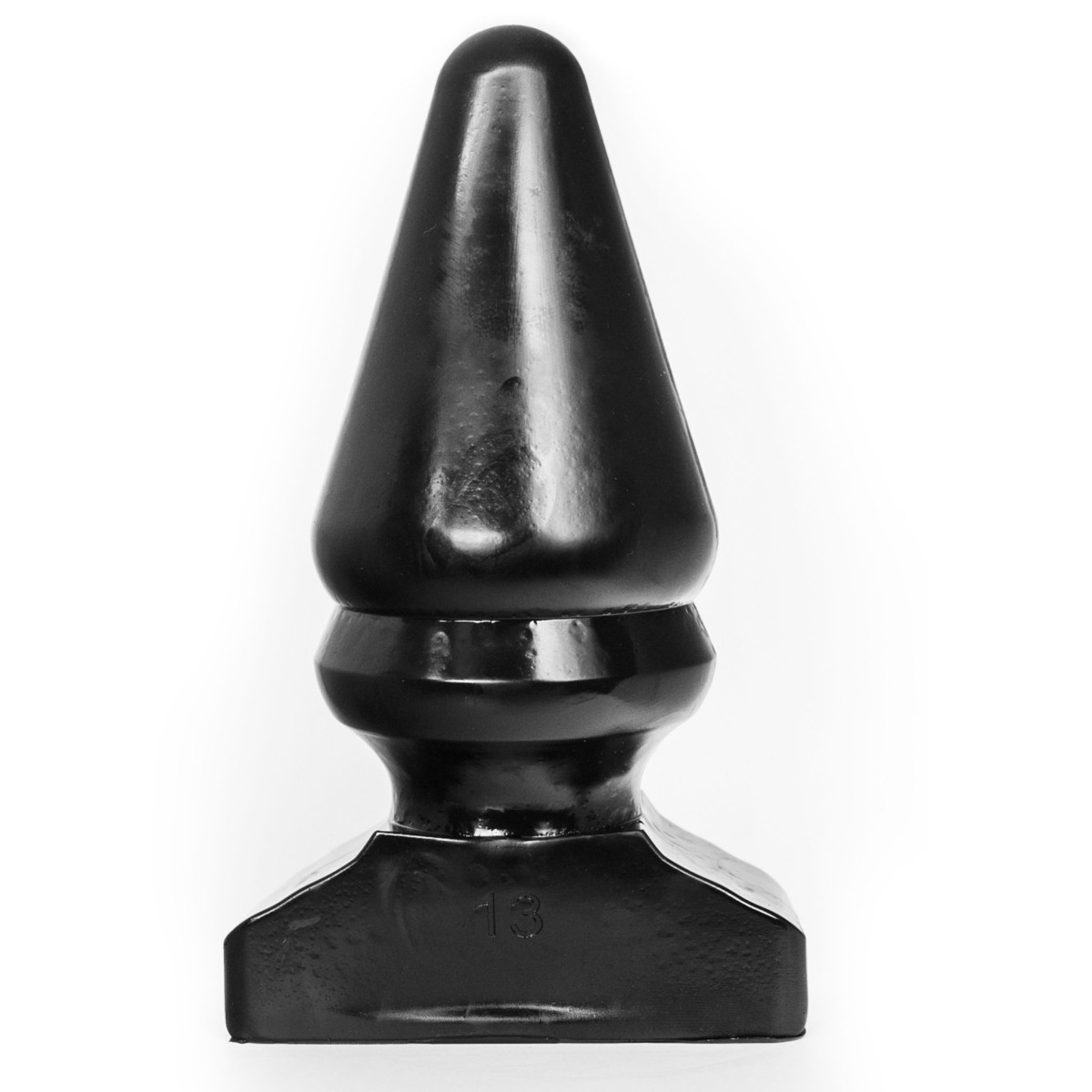 All Black AB84, černý anální kolík 28,5 x 12,6 cm