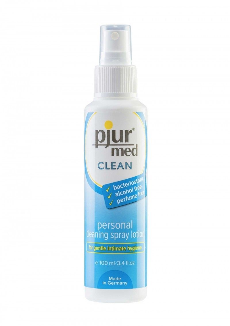 Pjur Med Clean Spray 100 ml, čistící sprej na tělo a erotické pomůcky
