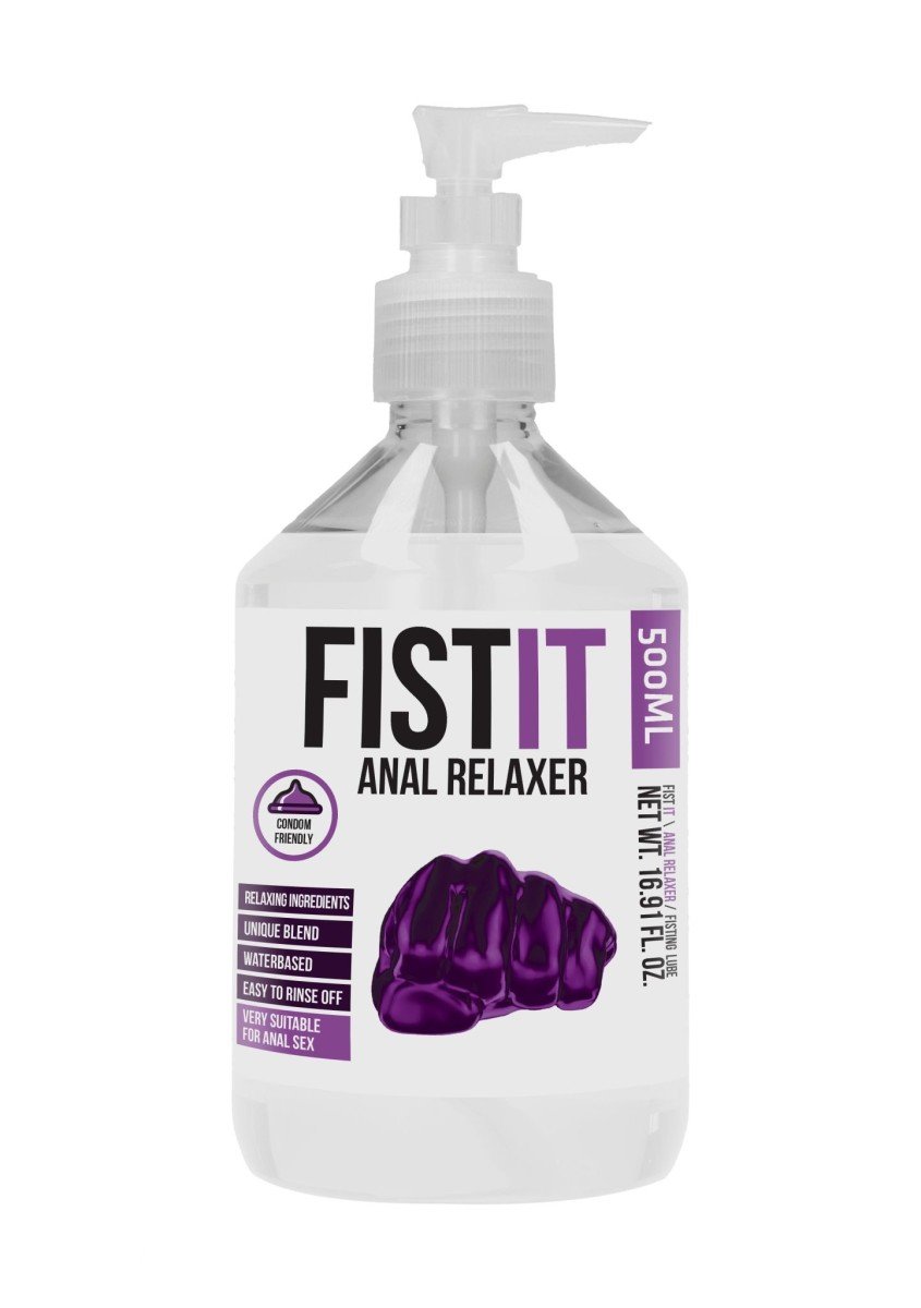 Shots Fist-It Anal Relaxer Lube 500 ml Pump, lubrikant na vodní bázi pro fisting