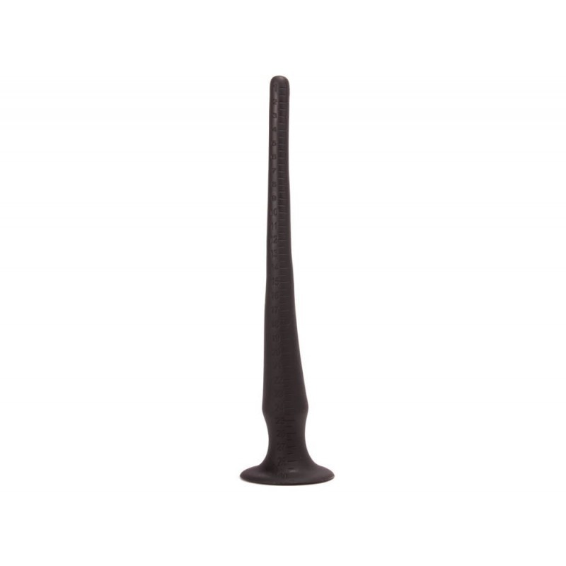 X-Men Butt Plug Size S Black, silikonové anální dildo 30 x 1,4–3,4 cm