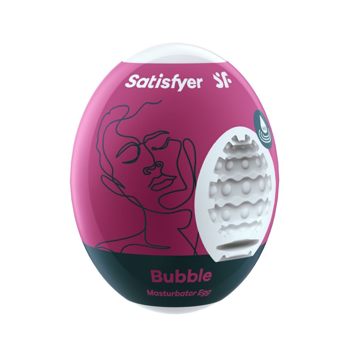 Satisfyer Bubble Masturbator Egg, masturbátor se stimulační texturou