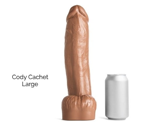 Mr. Hankey’s Toys Cody Cachet Large, prémiové silikonové dildo s Vac-U-Lock 31,5 x 6,3–7 cm