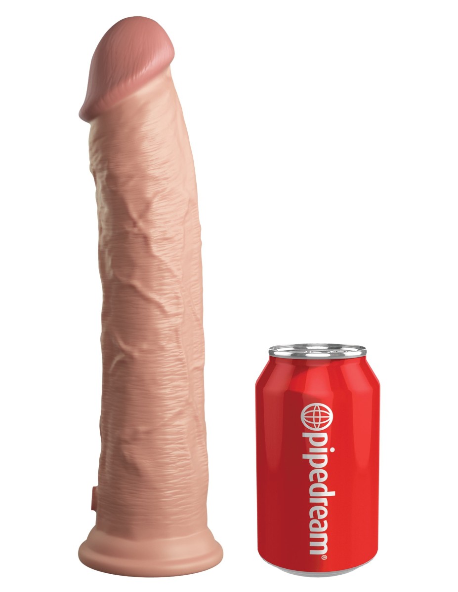 Pipedream King Cock Elite 11″ Silicone Dual Density Cock Light, realistické dildo s přísavkou 29,5 x 5,4 cm