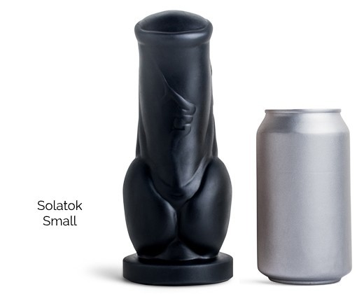 Mr. Hankey’s Toys Solatok Small, prémiové silikonové dildo s Vac-U-Lock 19,4 x 4,7–7,5 cm