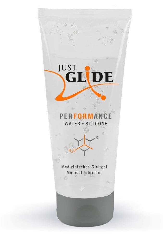 Just Glide Performance 200 ml, lubrikační gel na bázi vody a silikonu