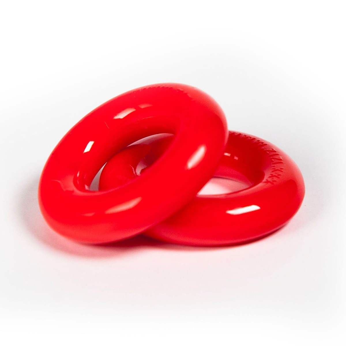 Erekční kroužky Zizi Top 2 ks červené, sada 2 ks elastických kroužků na penis