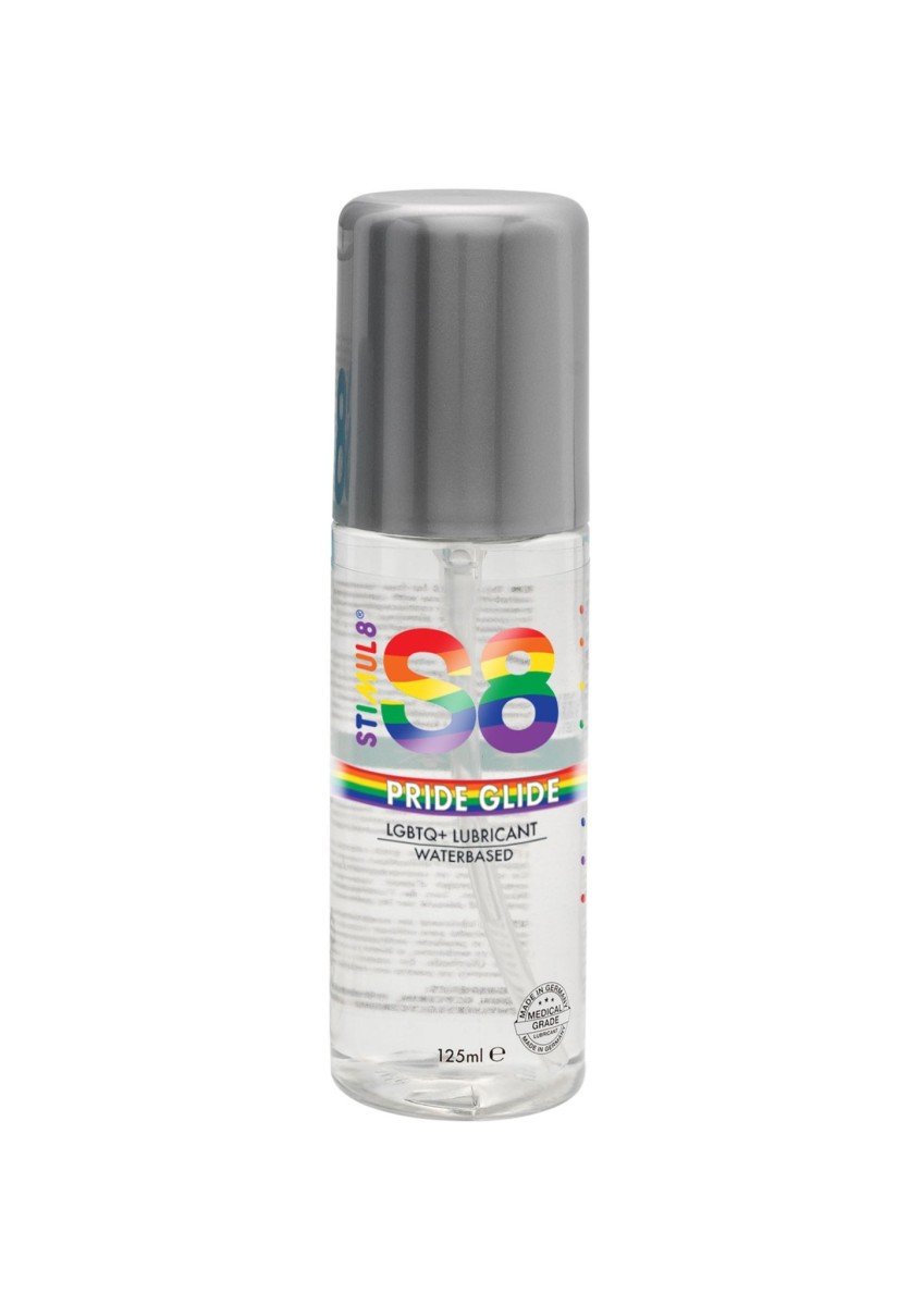 Stimul8 S8 WB Pride Glide Lube 125 ml, lubrikant na vodní bázi