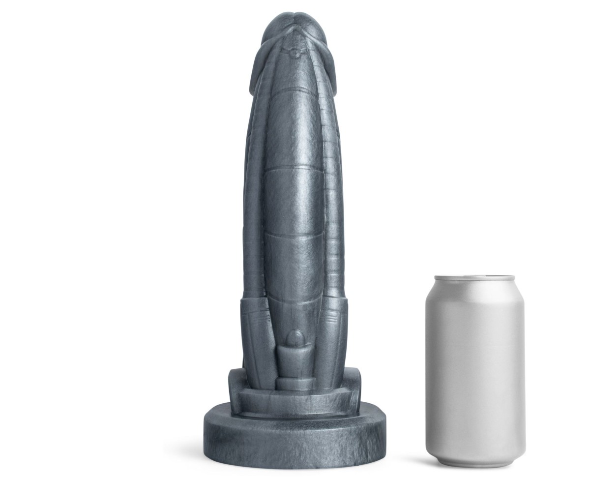 Mr. Hankey’s Toys Sex Machine Large, prémiové silikonové dildo s Vac-U-Lock 30,6 x 5,5–7,4 cm