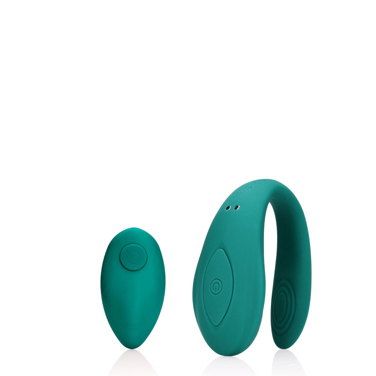 Shots Loveline Couple Toy with Remote Control Bimini Blue, silikonový vibrátor s dálkovým ovládáním