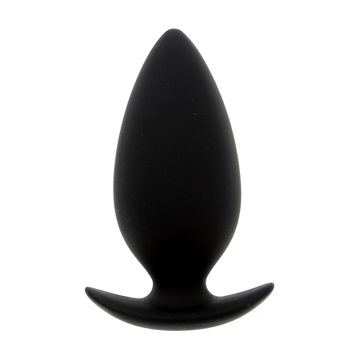 Dream Toys Cheeky Love Anal Plug Medium Black, černý silikonový anální kolík 10,5 x 4,5 cm