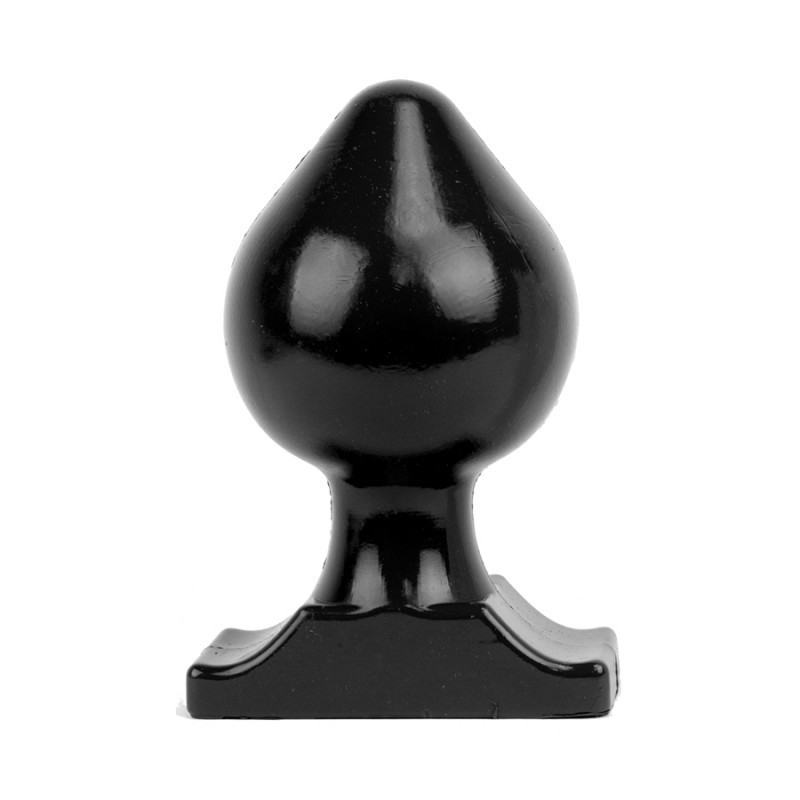 All Black AB76, černý anální kolík 22 x 12 cm