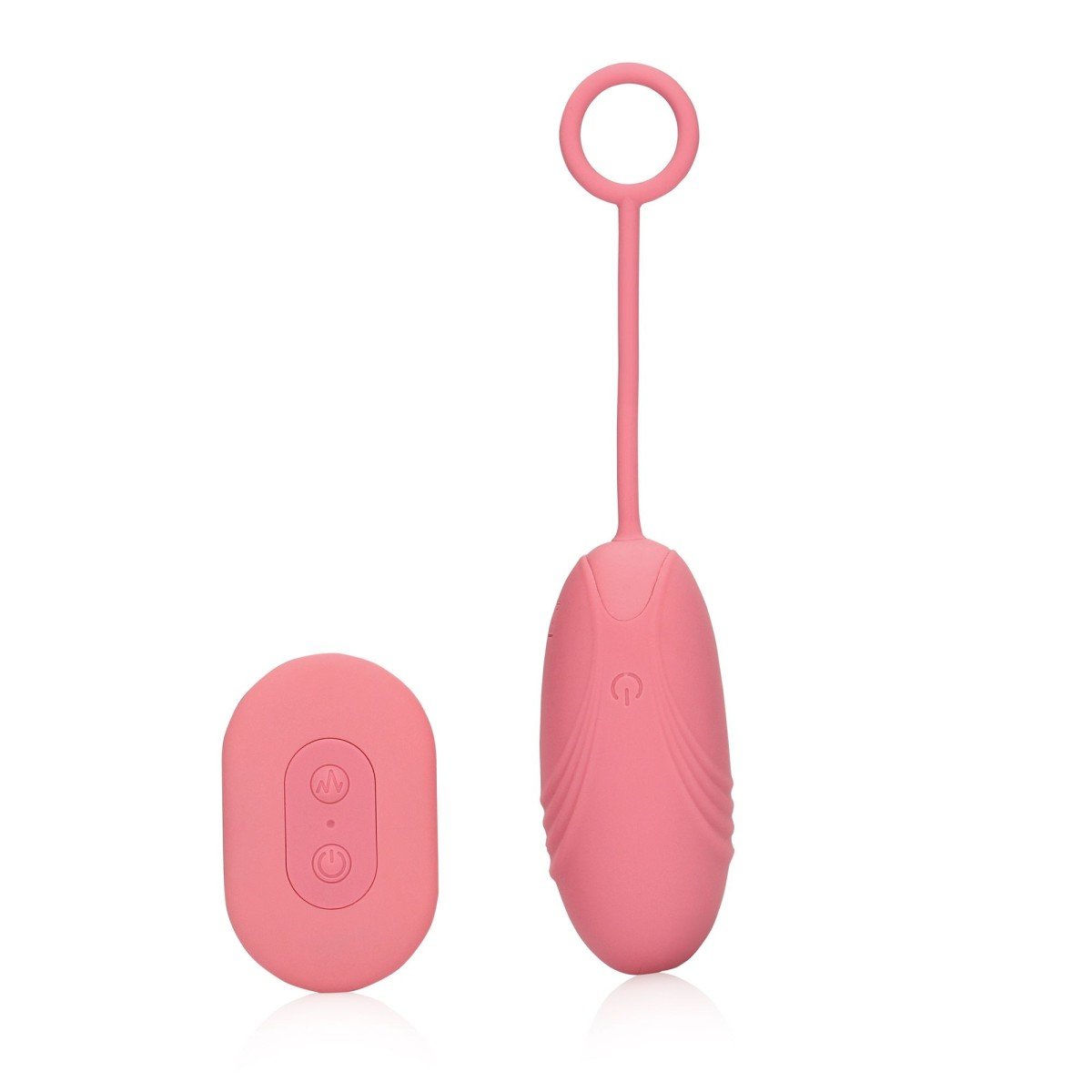 Shots Loveline Ultra Soft Silicone Egg Vibrator with Remote Control Pink Arabesque, silikonové vibrační vajíčko s dálkovým ovládáním