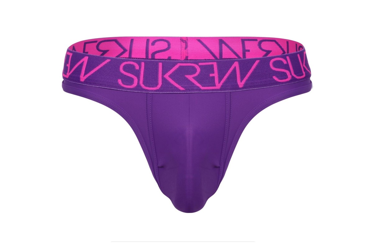 Pánská tanga Sukrew Classic Thong Tyrian Purple