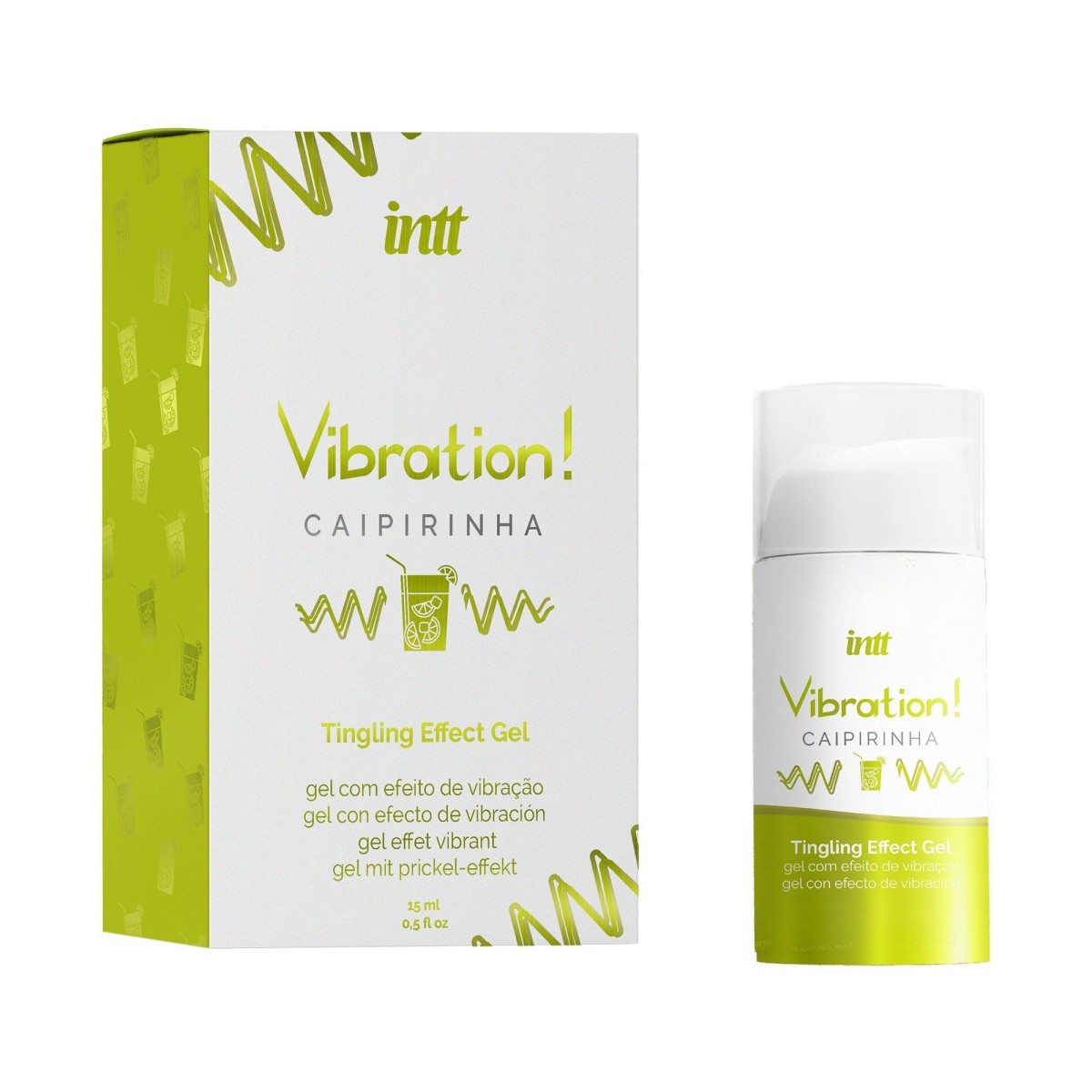 Tekutý vibrátor Intt Vibration! Caipirinha 15 ml