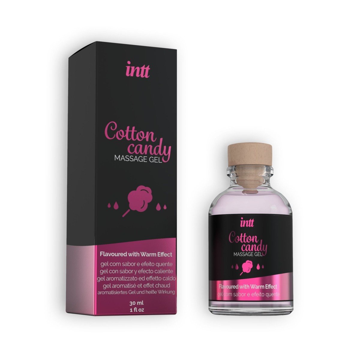 Masážní gel Intt Cotton Candy 30 ml