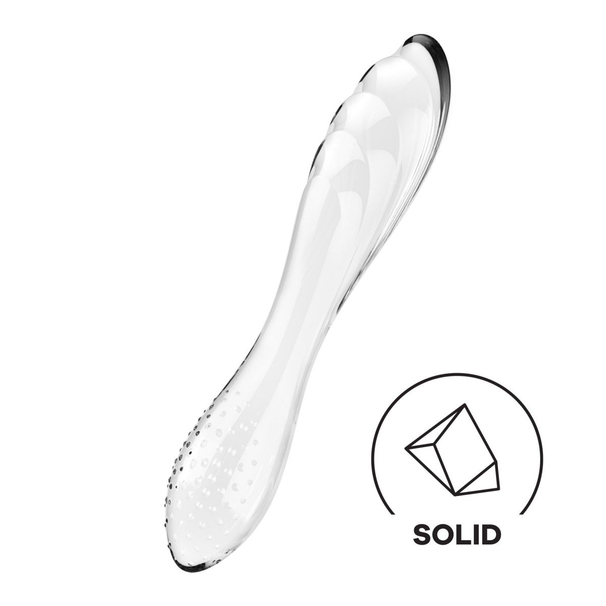 Sklenené dildo Satisfyer Dazzling Crystal 1 priehľadné