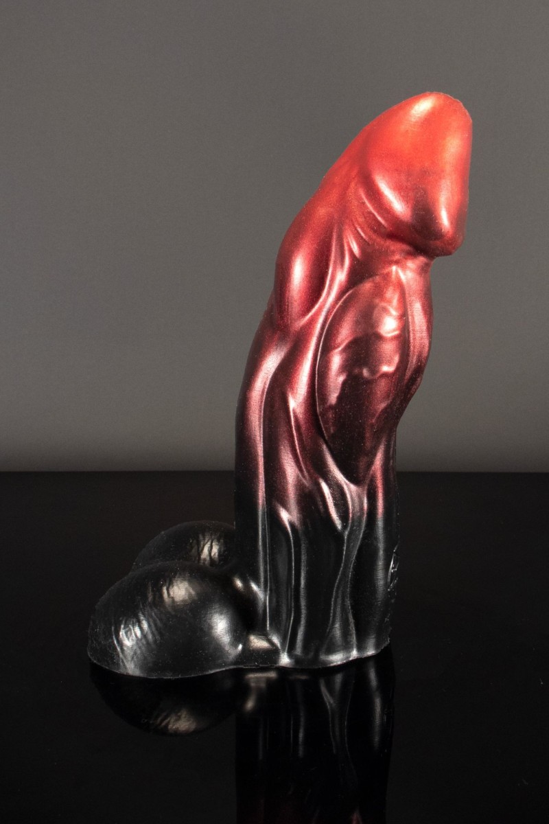 Dildo Twisted Beast Bael Demon Blood (Ombre) střední