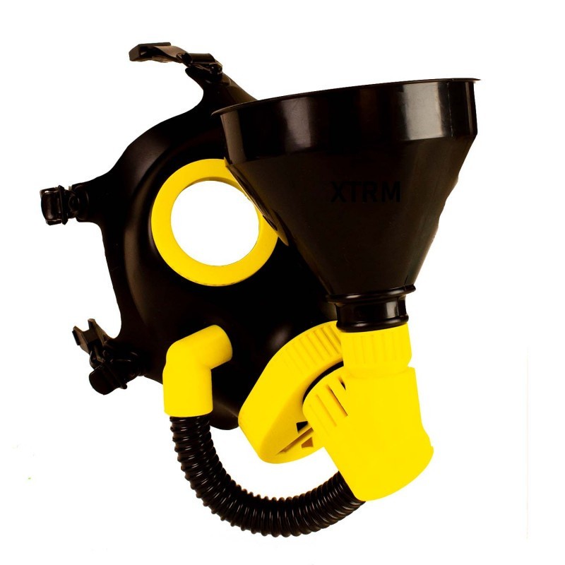 XTRM Soaker Piss Mask Nylon Head Holder žltá