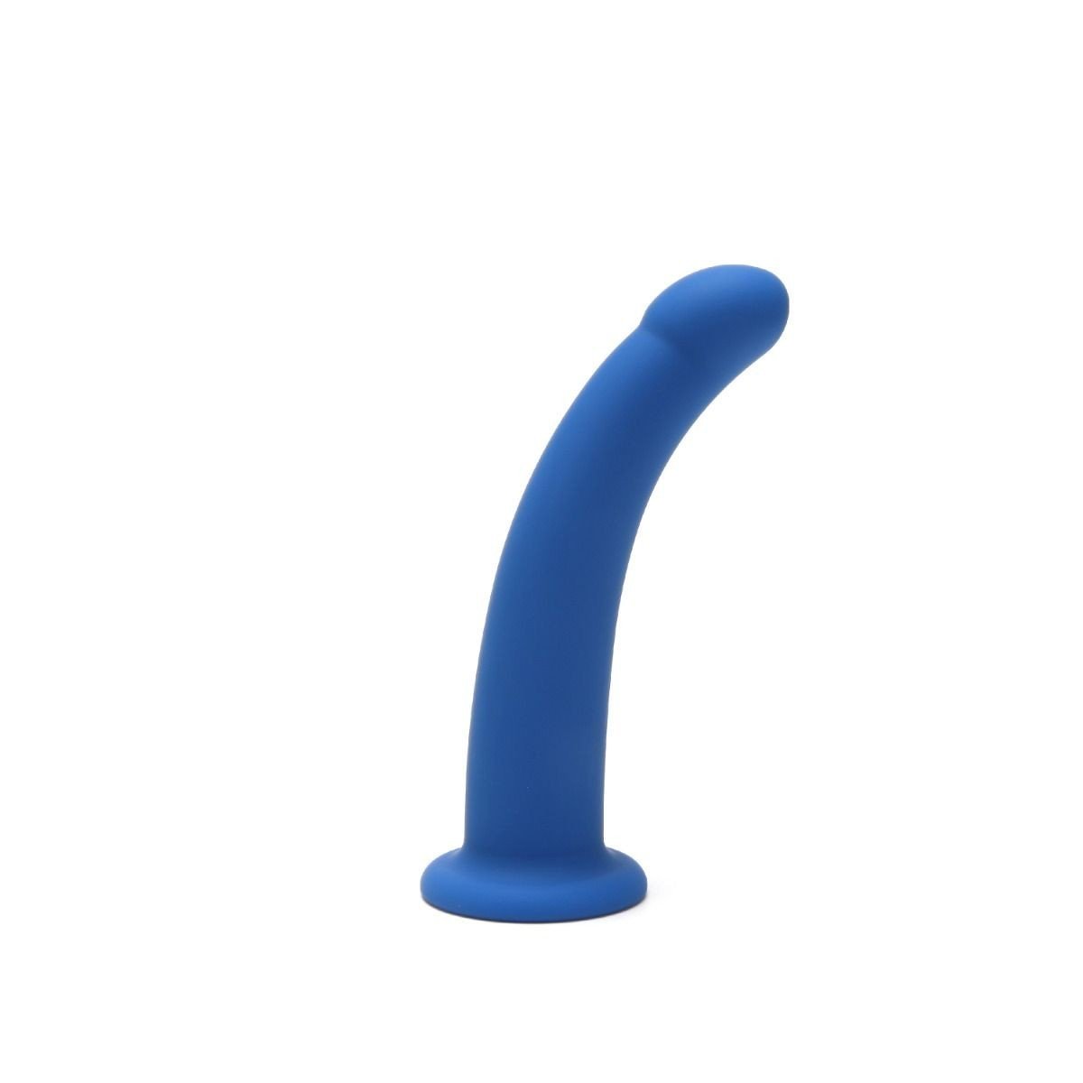 Dildo Me You Us 6″ Curved Silicone modré