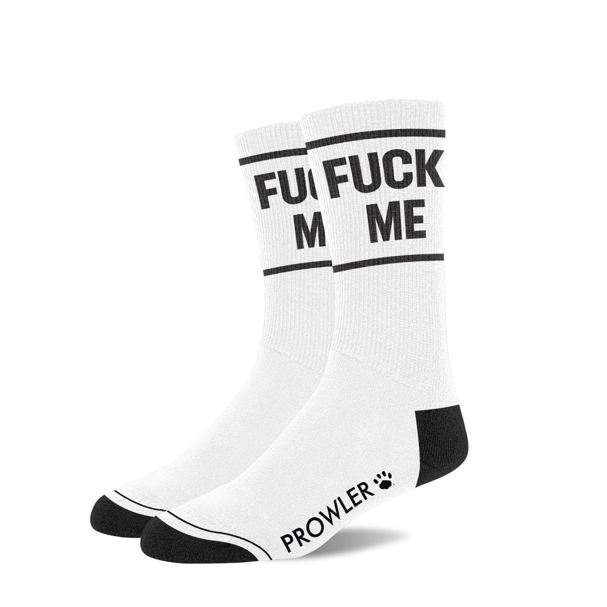 Prowler Red Fuck Me Socks White