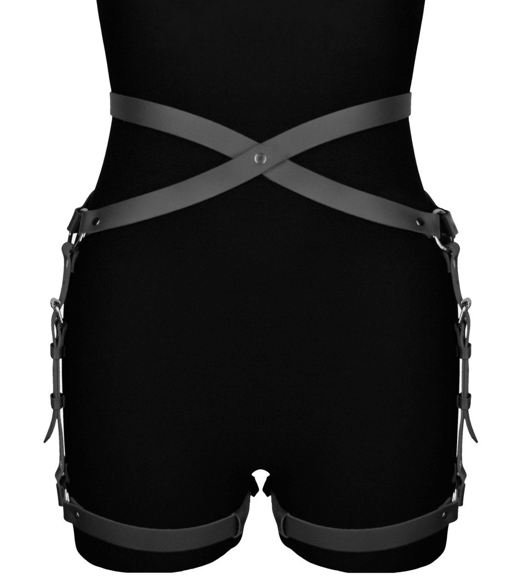 Karess Alisa Leather Women’s Harness Black