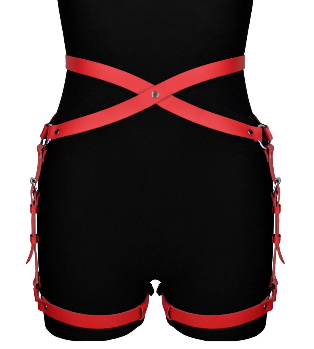 Karess Alisa Leather Women’s Harness Red