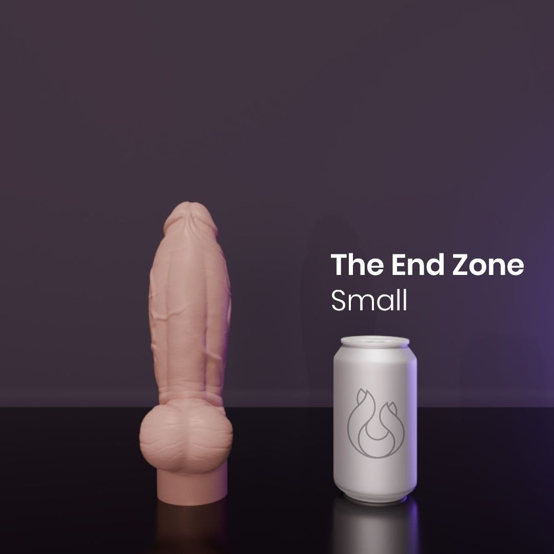 Erotixxx Toys The End Zone Dildo Warm Flesh 40% S