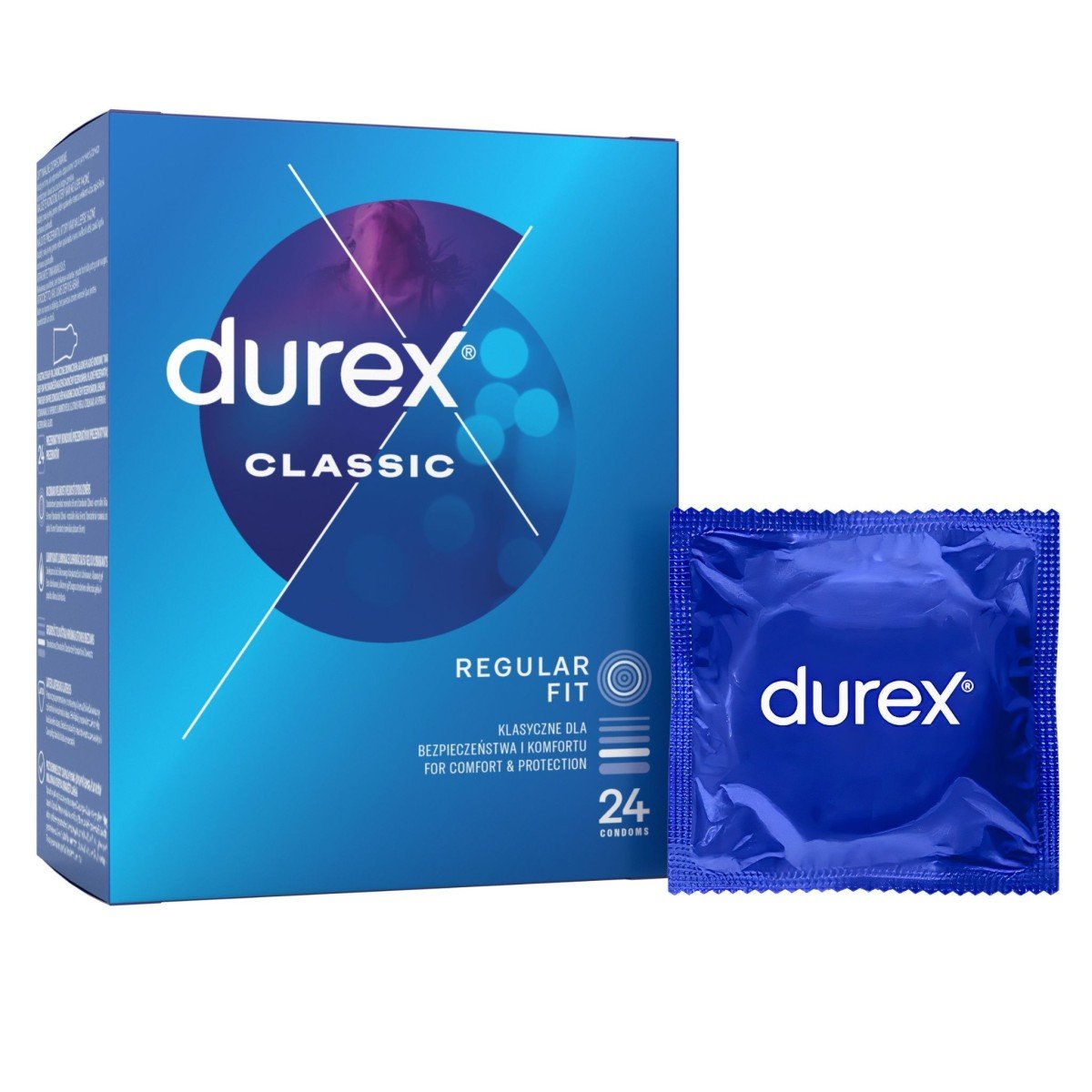 Kondómy Durex Classic 24 ks