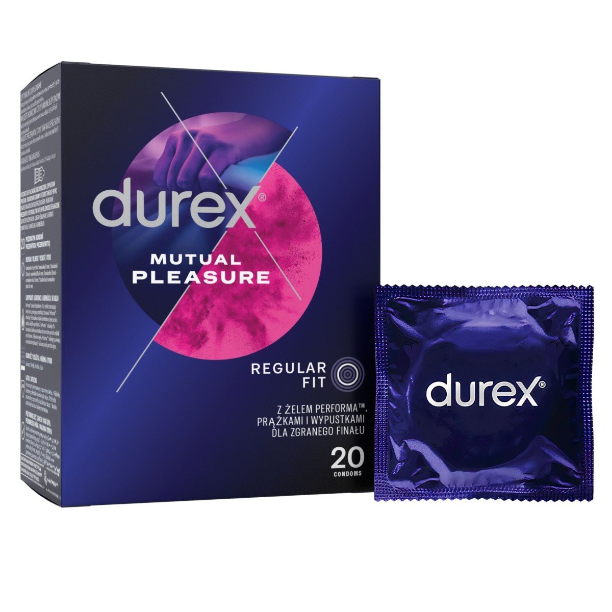 Kondómy Durex Mutual Pleasure 20 ks