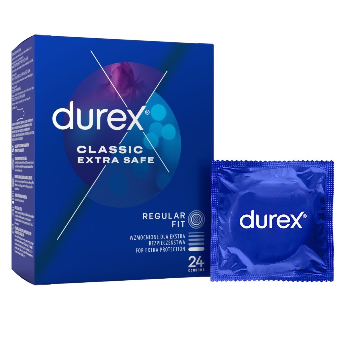 Kondómy Durex Extra Safe 24 ks