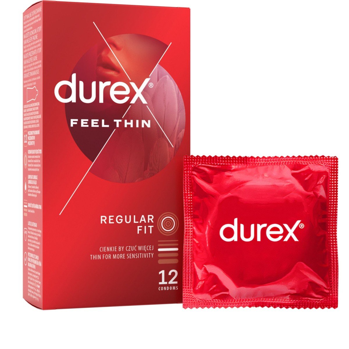 Kondomy Durex Feel Thin 12 ks