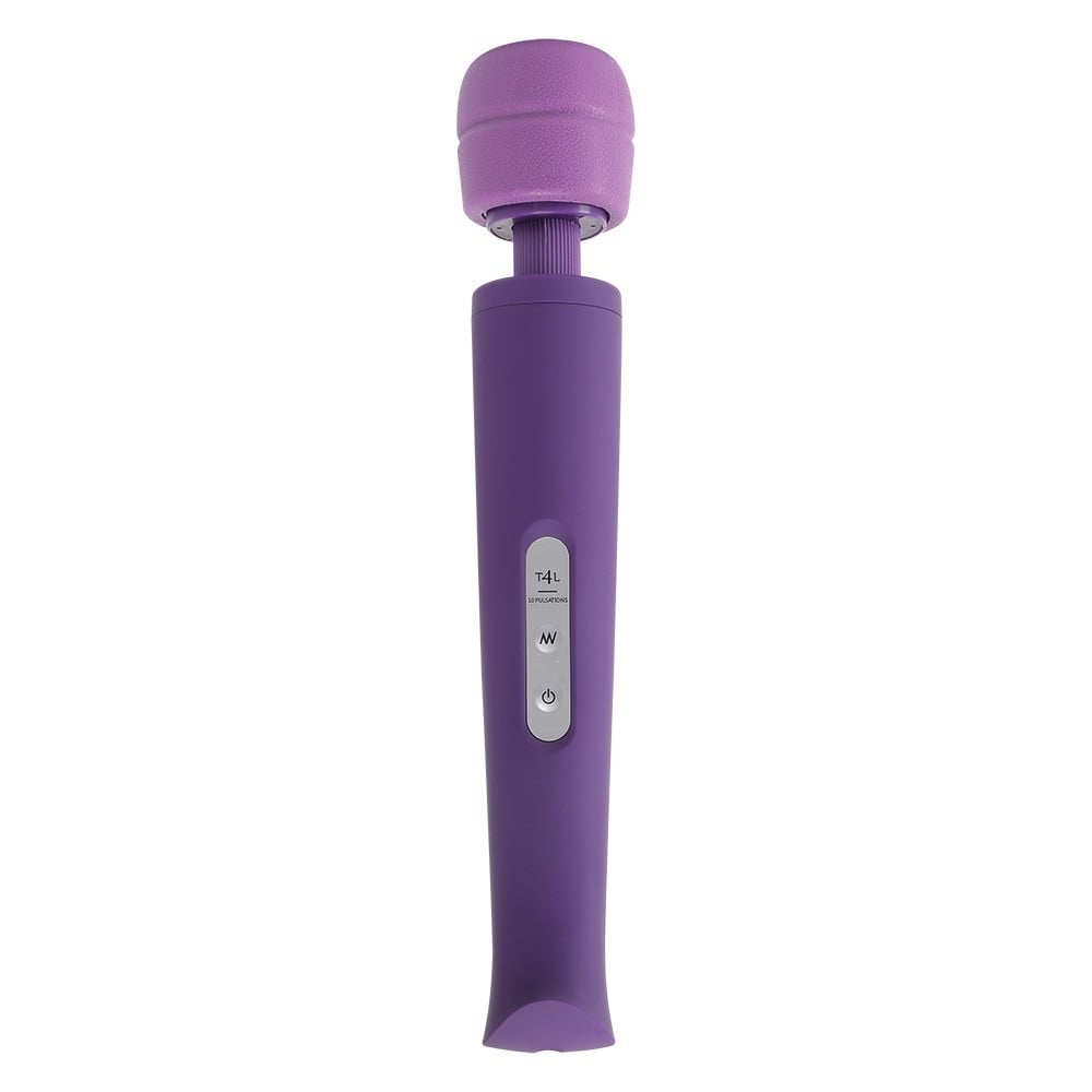 Masážní hlavice Toyz4Lovers Candy Pie fialová, vibrační masážní hlavice s USB nabíjením 32 x 5,8 cm