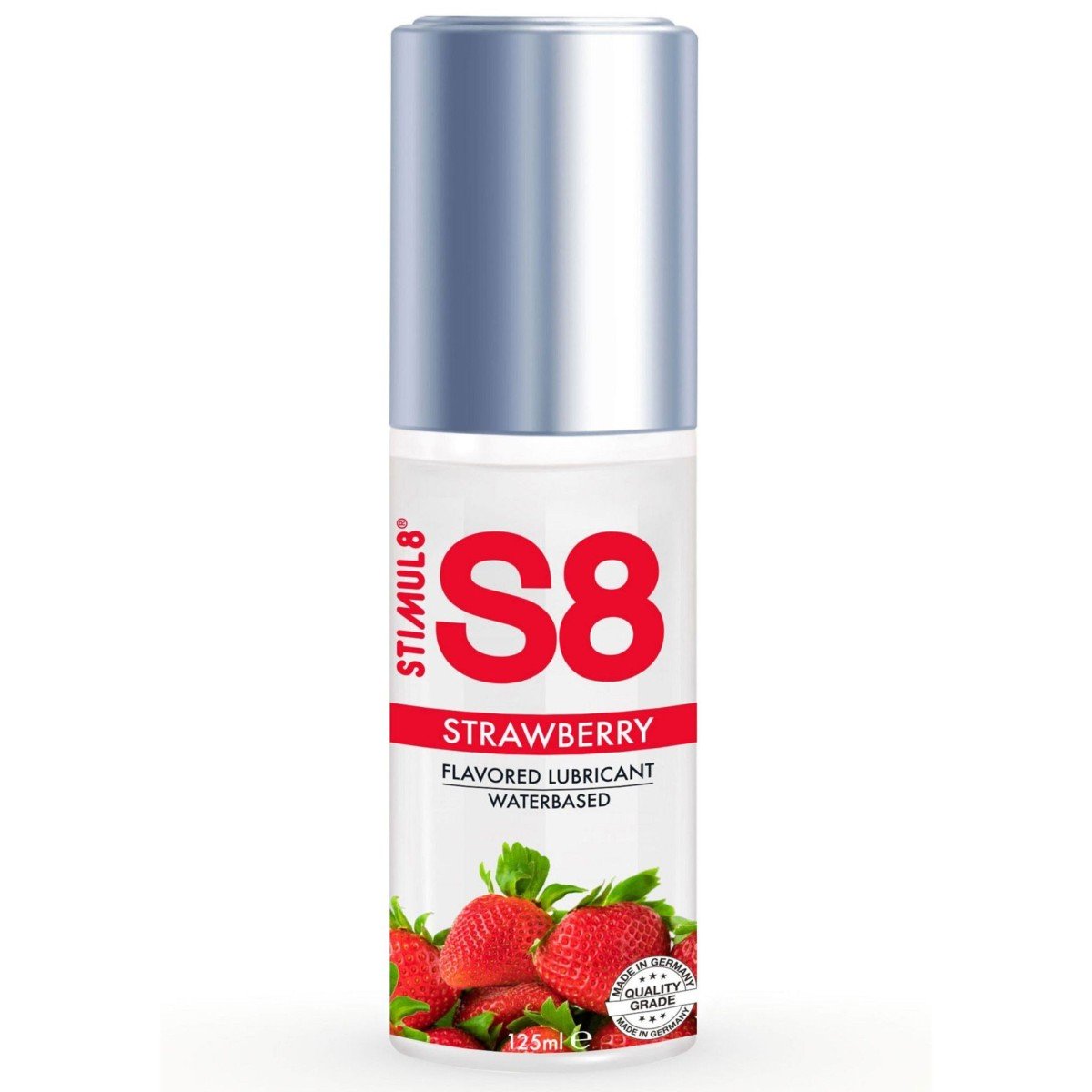 Lubrikační gel Stimul8 S8 Flavored jahodový 125 ml