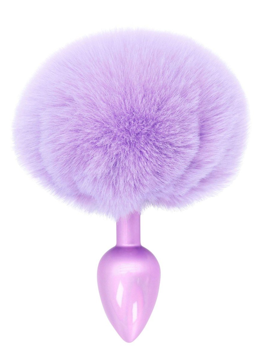 ToyJoy Happiness Enchanting Bunnytail Butt Plug Purple