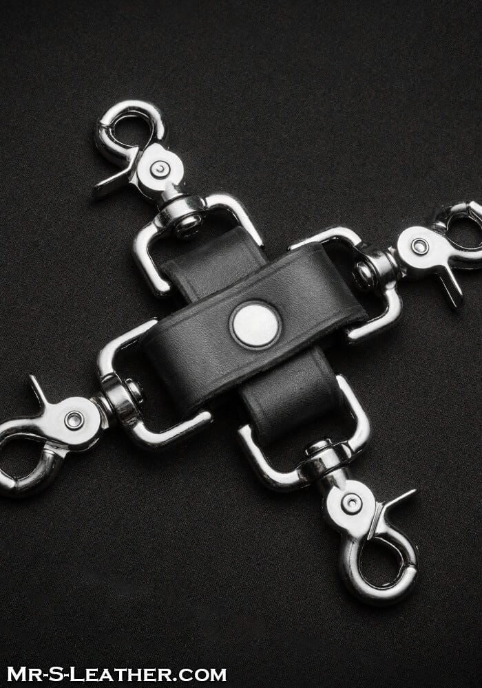 Mr. S Leather Hog Tie Connector with Clip Ends