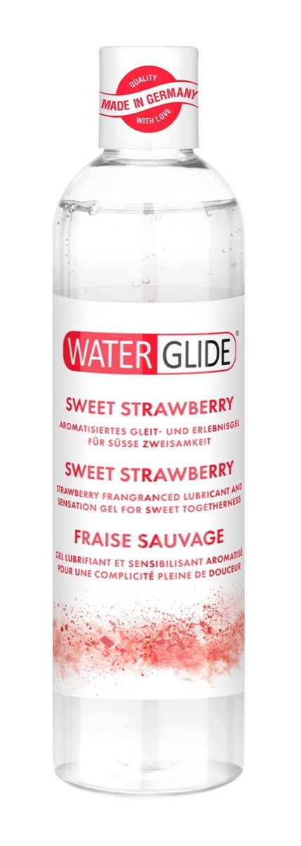 Waterglide Sweet Strawberry 300 ml, aromatizovaný lubrikant na vodní bázi