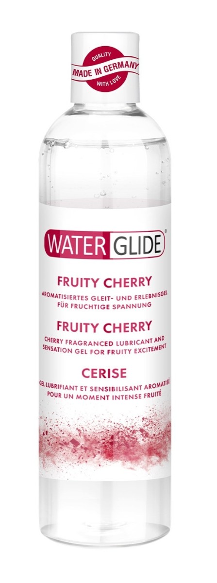 Waterglide Fruity Cherry 300 ml, aromatizovaný lubrikant na vodní bázi